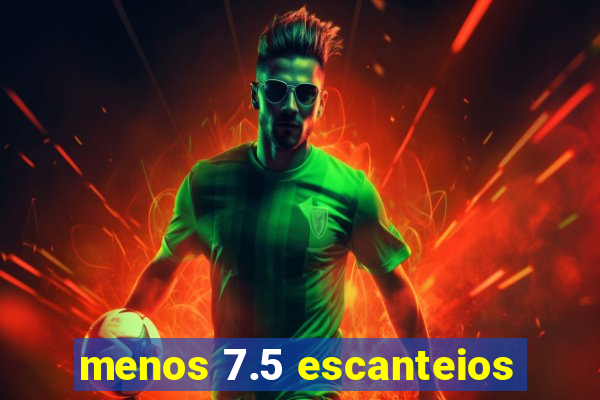 menos 7.5 escanteios
